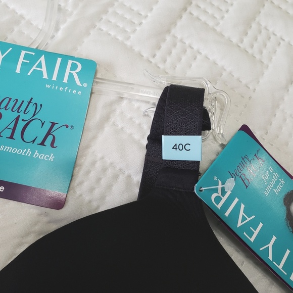 Sold Elsewhere - NWT Vanity Fair Black Bra - Picture 2 of 8